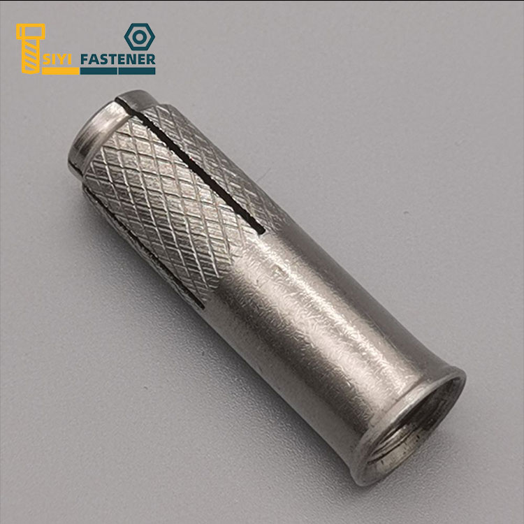 Knurling आणि ओठ सह अँकर मध्ये स्टेनलेस स्टील ड्रॉप